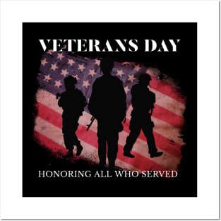 Veterans Day, Honoring All Who Served Gift Idea Posters and Art